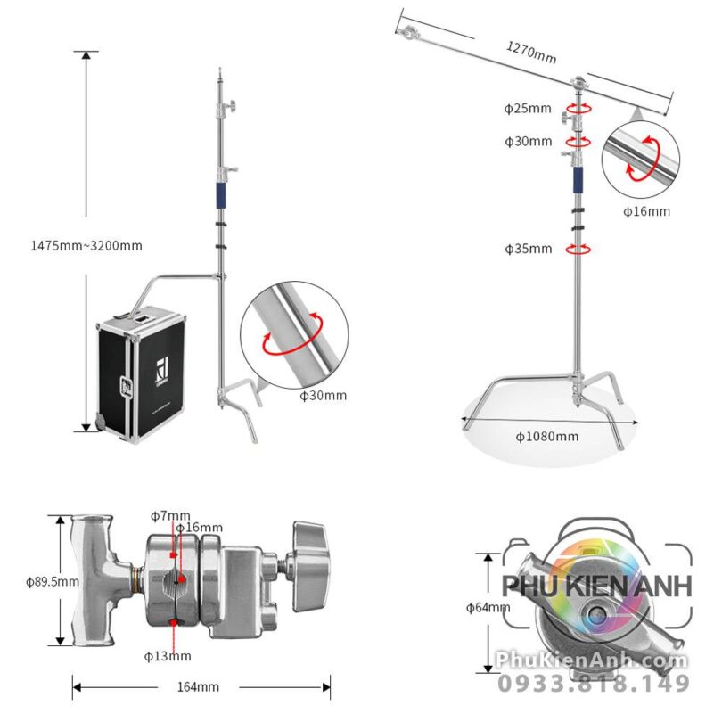 chan-den-inox-c-stand-ck3-tuy-chinh-theo-dia-hinh-3